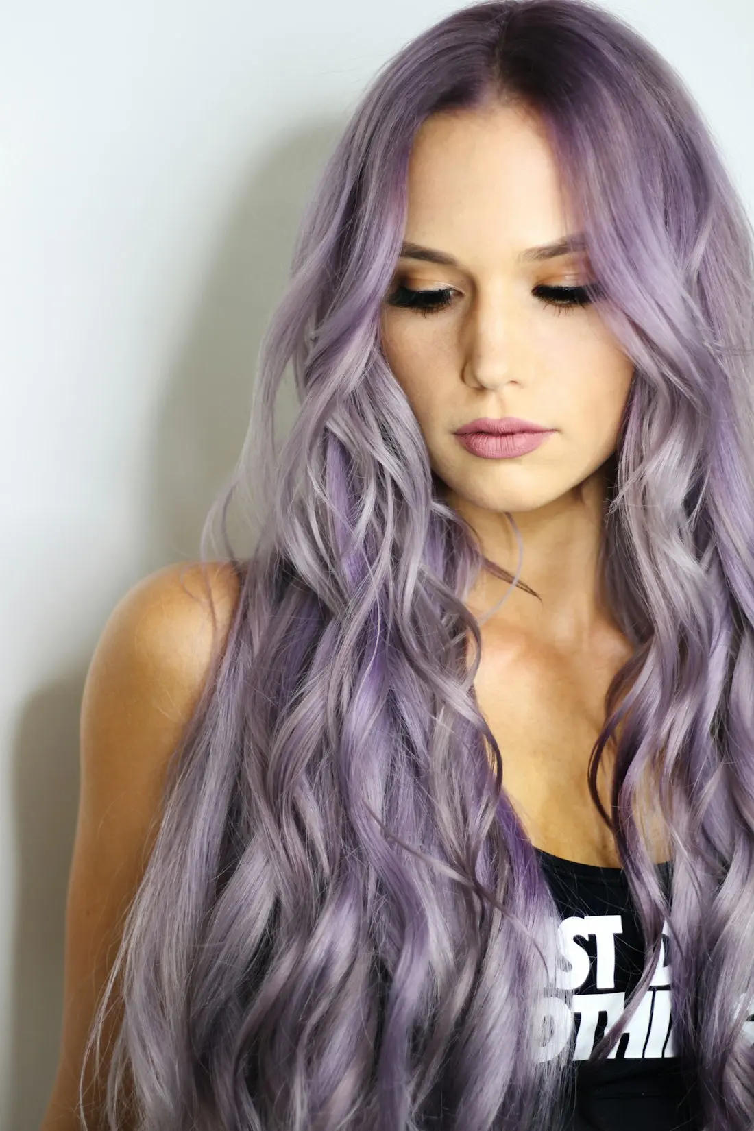 Pastel mor saç rengi